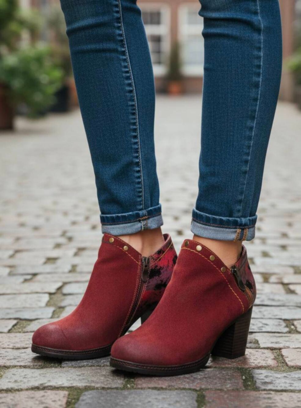L'ARTISTE BY SPRING STEP Sabrina Ankle Boot Size 40EUR/US9.5